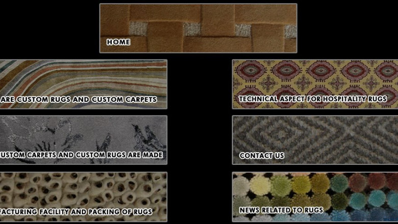 Custom wool and silk rugs