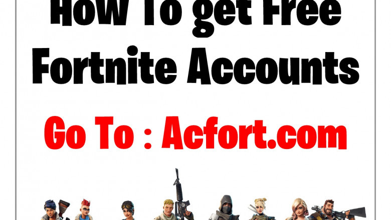 Free Fortnite accounts with Rare Skins and vBucks