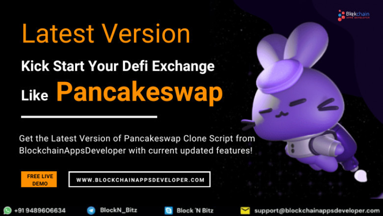 Pancakeswap Clone Script - Latest Version - AMM Swap Exchange Script