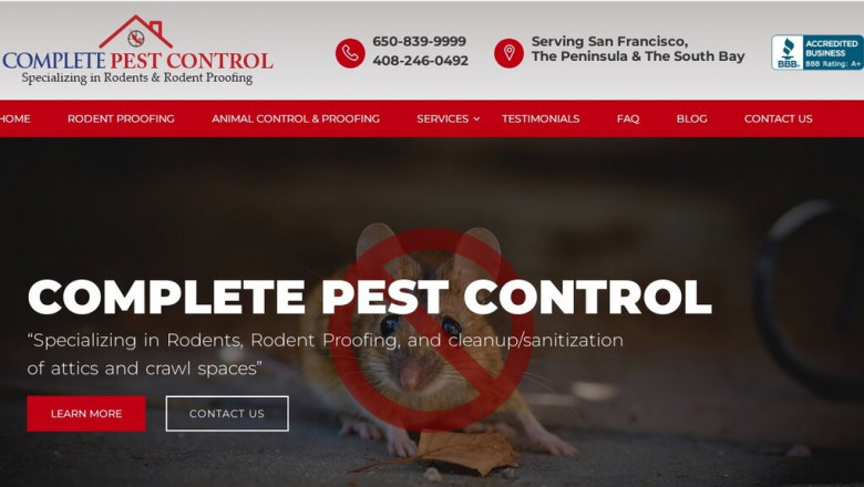 Pest Control, Exterminator, Rodent Control, Rodent Elimination, Pest Elimination at Palo Alto CA, San Mateo CA, San Jose CA and San Francisco CA, Redwood City CA