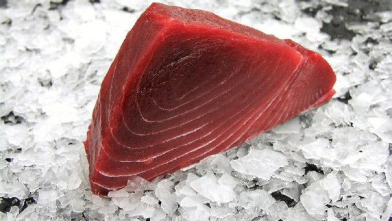Fresh sea Urchin is obtained at Catalina Offshore Products