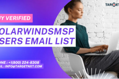 SolarwindsMSP Users Email List | SolarwindsMSP Users Database