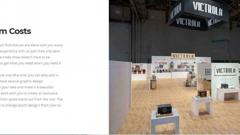 Trade show booth design to grow company business