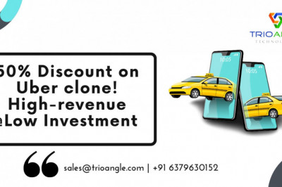 50% Discount on  Uber clone! High-revenue @Low Investment
