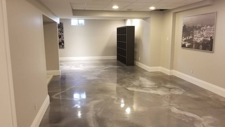 What kind of flooring should I install in the basement?