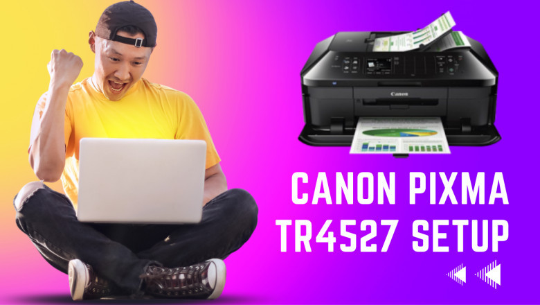 Canon Pixma TR4527 Setup Instructions
