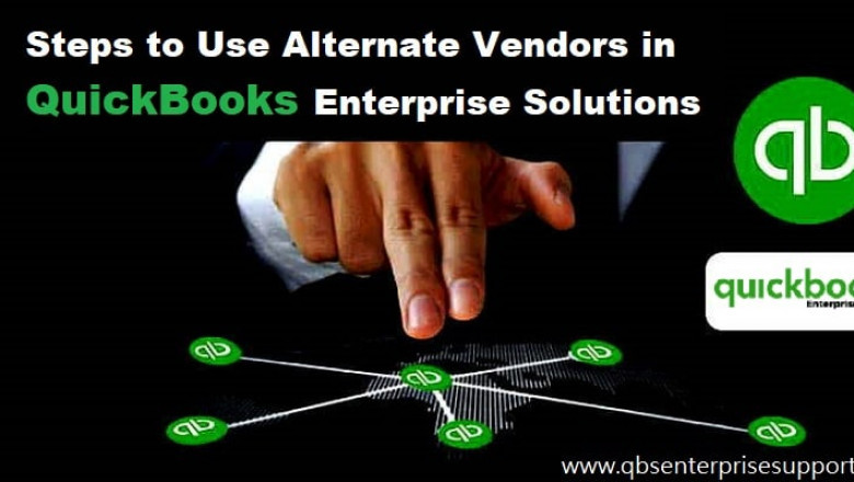 How to use alternative vendors in QuickBooks Enterprise?