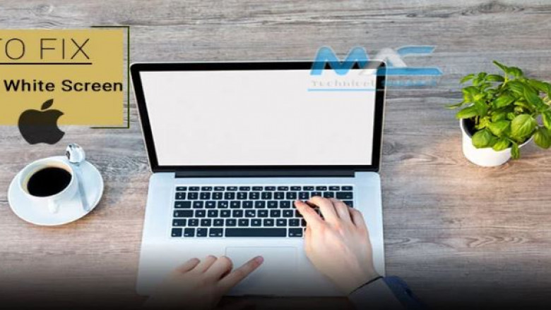 Why My MAC Screen is White?