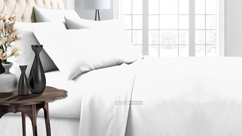 100% Cotton White Bed in a Bag