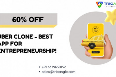 60% Offer on Uber Clone - Best App For Entrepreneurship!