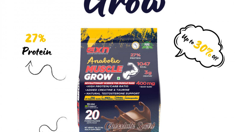 Buy GXN Anabolic Muscle Grow with High Protein & Carbs