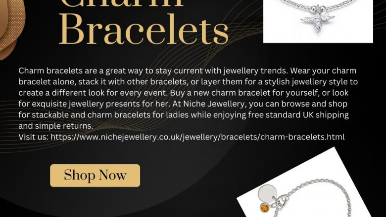 Get Charm Bracelets for girls online from Niche Jewellery