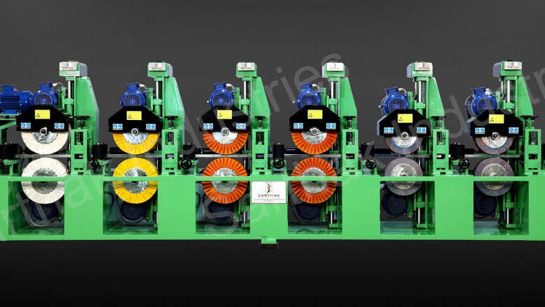 S S Square Pipe Polishing Machine Manufacturer – Sarthak Industries