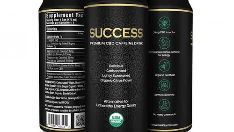 Instant Boost with Premium CBD Caffeine Drink!