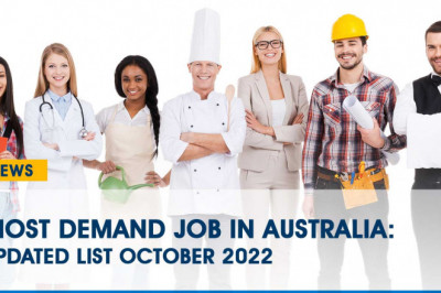 MOST DEMAND JOB IN AUSTRALIA UPDATED LIST IN OCTOBER 2022