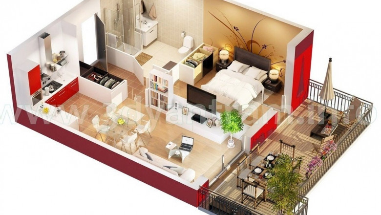 Ideas for Decorating a studio apartment