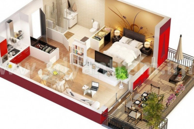 Ideas for Decorating a studio apartment