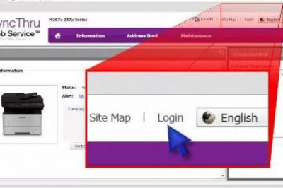 How Do I Login to Samsung Printer SyncThru Web Service ?