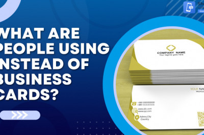 What are people using instead of business cards?