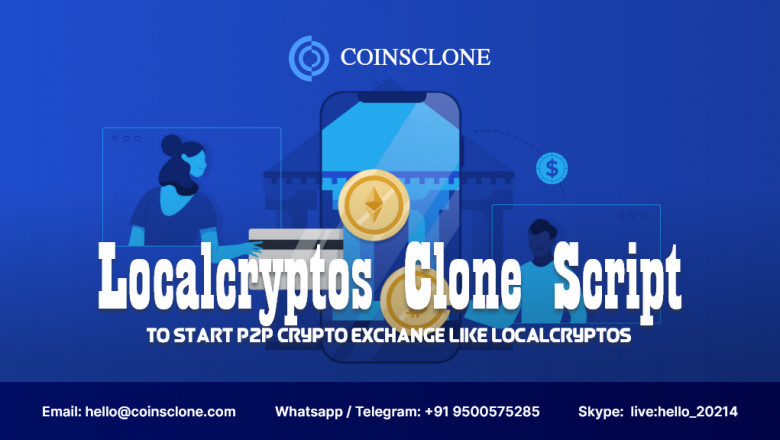 Localcryptos Clone Script - To start P2P Crypto Exchange Like LocalCryptos