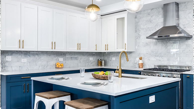 Step by Step Guide to Paint Kitchen Cabinets Blue