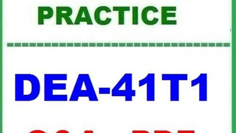 Braindumps DEA-41T1 Pdf, Dumps DEA-41T1 Discount | DEA-41T1 Certificate Exam