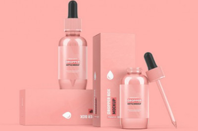 Custom Packaging  Dropper Bottles boxes: