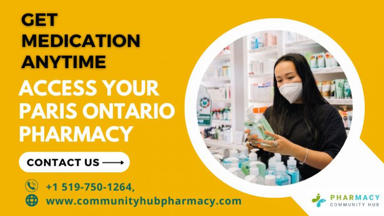Access your Paris Ontario pharmacy and get medication anytime