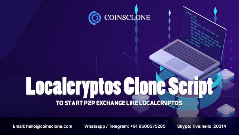 LocalCryptos Clone Script- To Start a P2P Exchange Like LocalCryptos