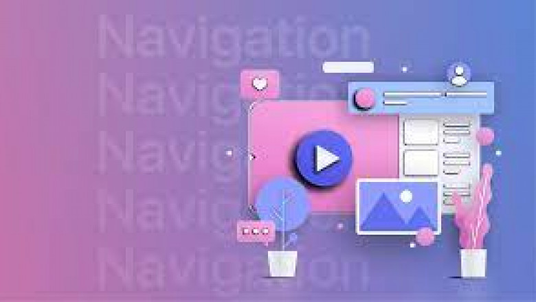 website navigation menu