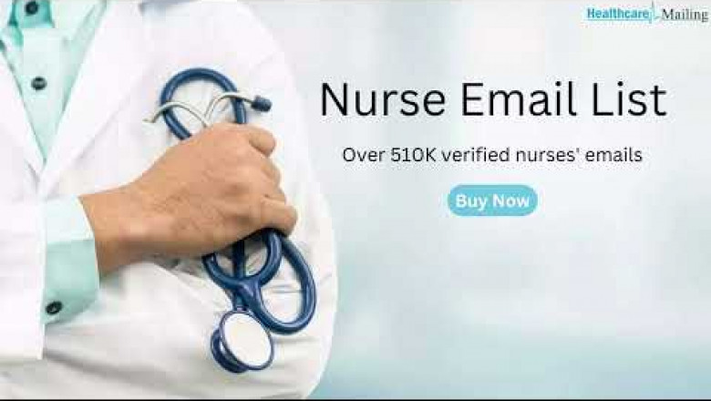 Buy our nurses mailing database Contains Over 510K+ Verified Nurses Emails