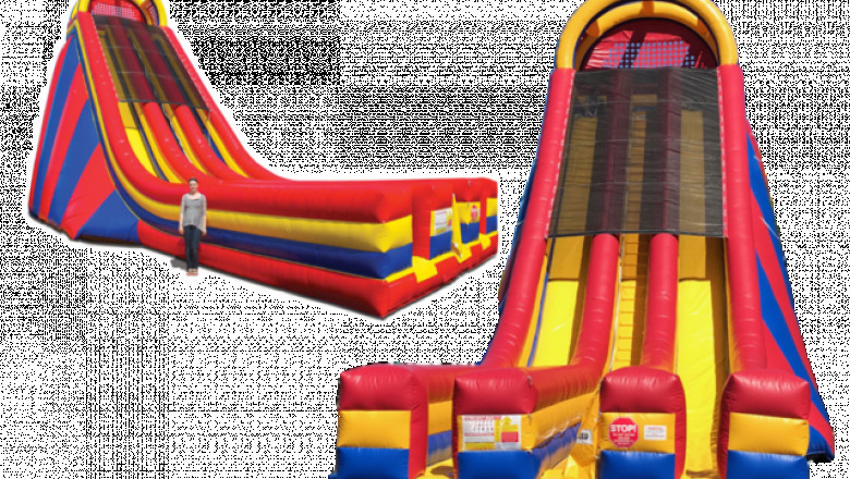 Summertime Time Water Slide Entertaining