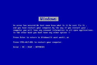 What Is Blue Screen Error?