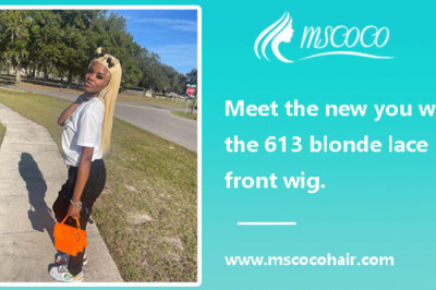 Meet the new you with the 613 blonde lace front wig.