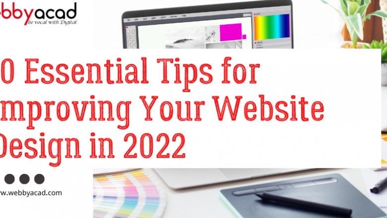 10 Essential Tips for Improving Your Website Design in 2022