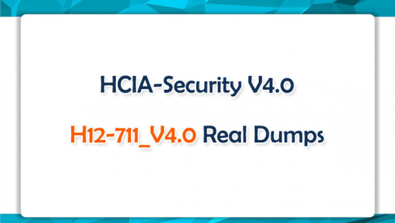 HCIA-Security V4.0 H12-711_V4.0-ENU certification dumps