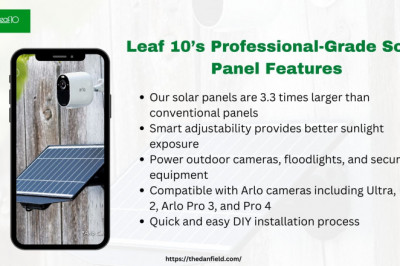 Leaf10 Solar Panel - Best arlo charger