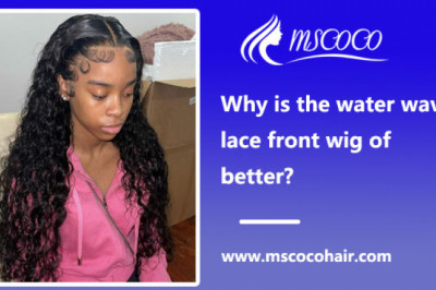Why is the water wave lace front wig of better?