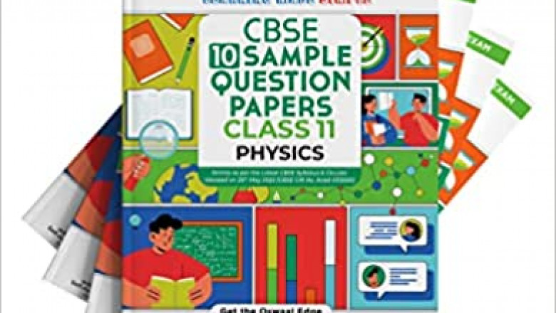 CBSE Sample Paper Class 11 English Core, Physics, Chemistry & Math Exam 2022-23