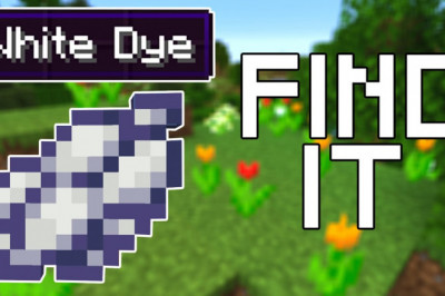 How to get White Dye in Minecraft