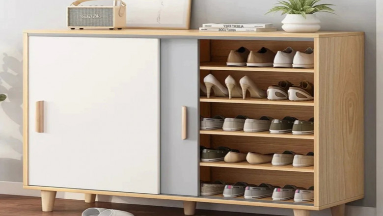 Shoe Rack Designs, Shoe Rack Wooden Design, Wooden Shoe Rack Designs For Home, Modern Shoe Rack Design |