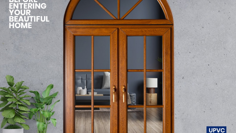 What does an upvc casement window have unique features in it?