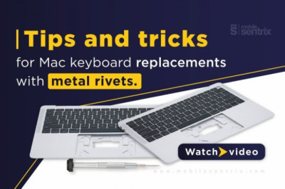 How to replace MacBook Keyboard on that has metal rivets?