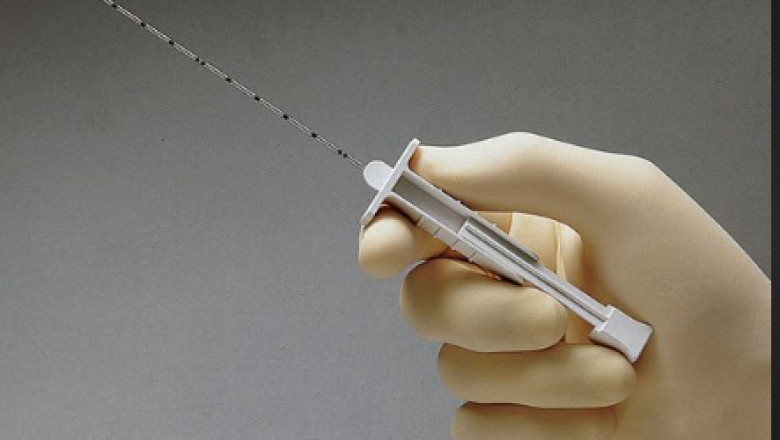 What is a biopsy needle?