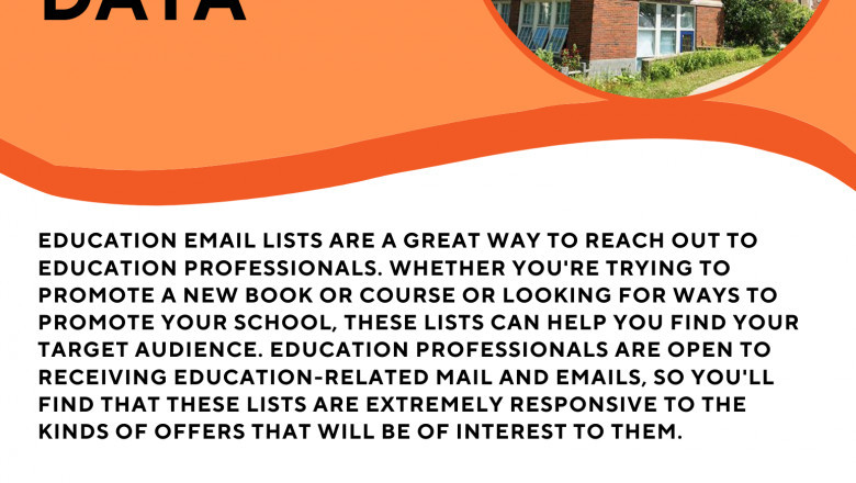 Education Email Lists With College Data Lists