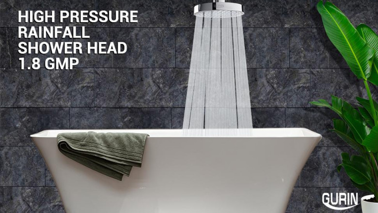 GURIN Shower Head High Pressure Rain Luxury