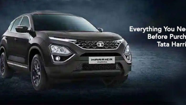 Everything You Need to Know Before Purchasing Tata Harrier