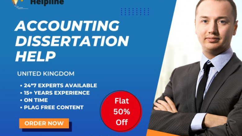 Get The Best Accounting Dissertation Help - Flat 50% Off - Order Now!
