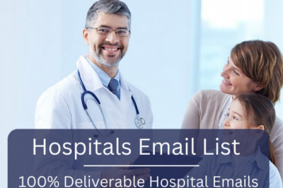 purchase our dynamic hospital email database to speed up your campaign and start generating revenue at the earliest.