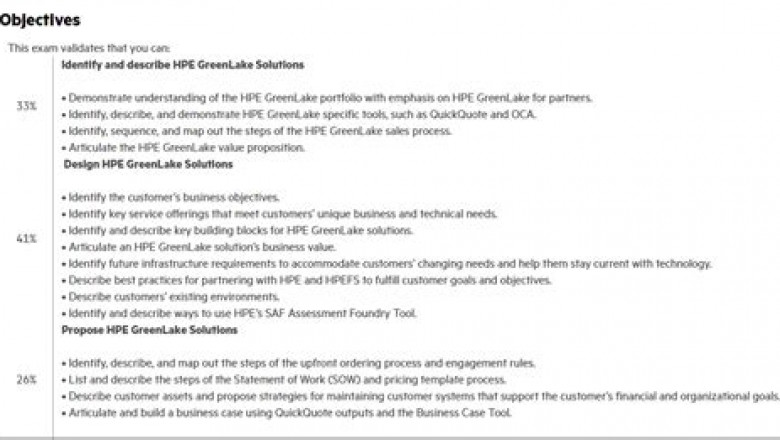 Free PDF Quiz 2022 HPE0-P27: Configuring HPE GreenLake Solutions – High-quality Dumps Free